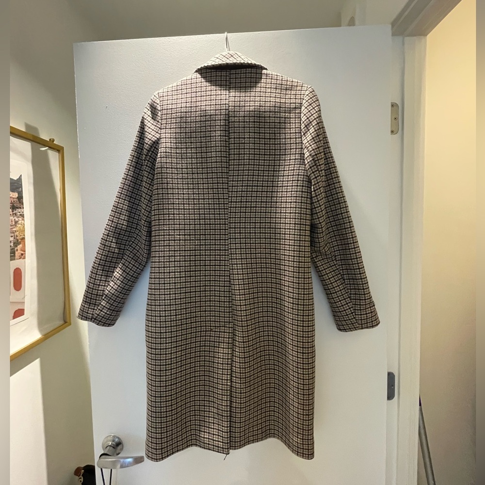 Abercrombie Wool Plaid Coat - Picture 7 of 8